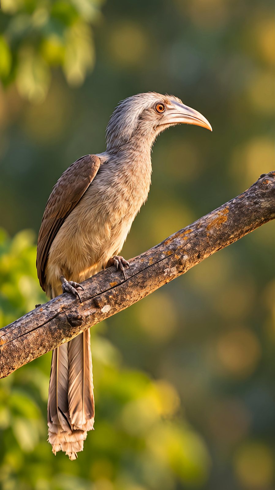 Indian Gray Hornbill photographed in India by Fareed Mohmed