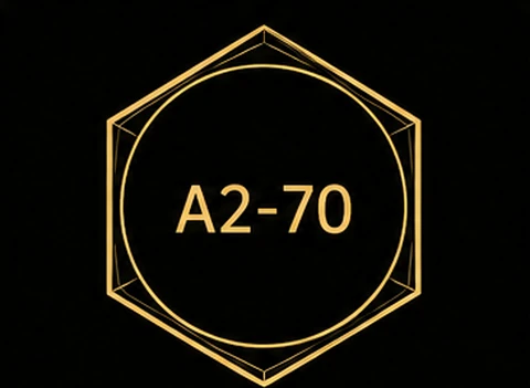 Stainless A2-70 head marking diagram