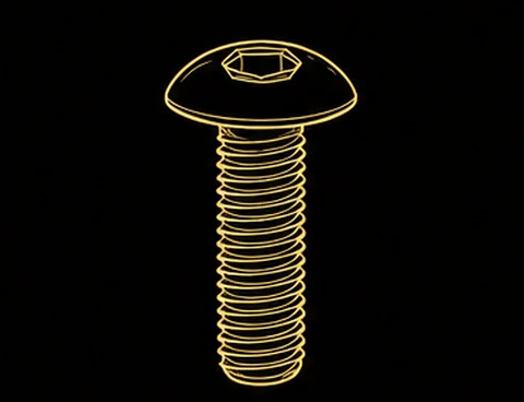 Button Head Cap Screw diagram