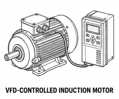 VFD-Controlled Induction Motor