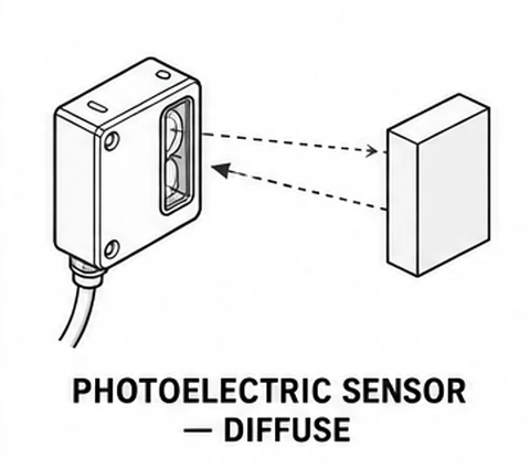 Photoelectric Sensor — Diffuse